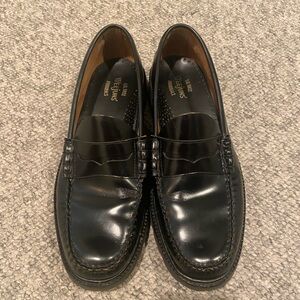 G.H. Bass & Co. Black Leather Loafers
